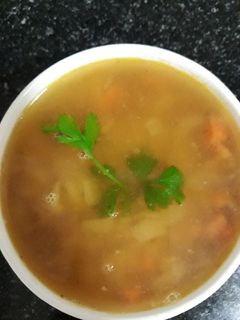 صورة لوصفة شوربة العدس