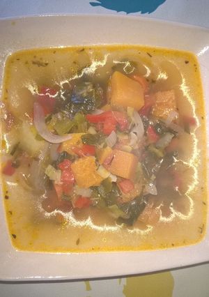 Una foto de Sopa de verduras