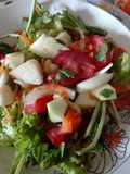 Ensalada fresca y sencilla de vacaciones