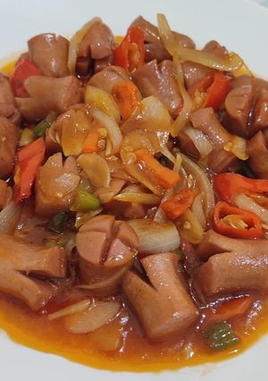 Foto resep Sosis saus asam manis