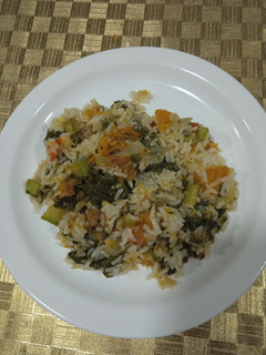 Una foto de Arroz con verduritas!!!
