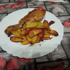 Foto di Pollo con patate al forno