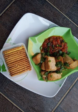 Awara da sauce ainihin hoton girkin