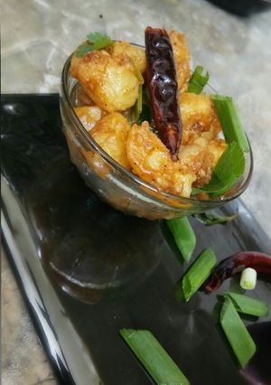 A picture of Garlic potatoes.