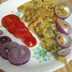 A picture of Egg veg omelette.