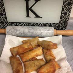 A picture of Smoked Brisket "Spring Rolls".