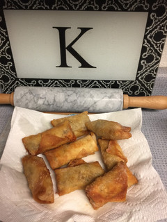 A picture of Smoked Brisket "Spring Rolls".