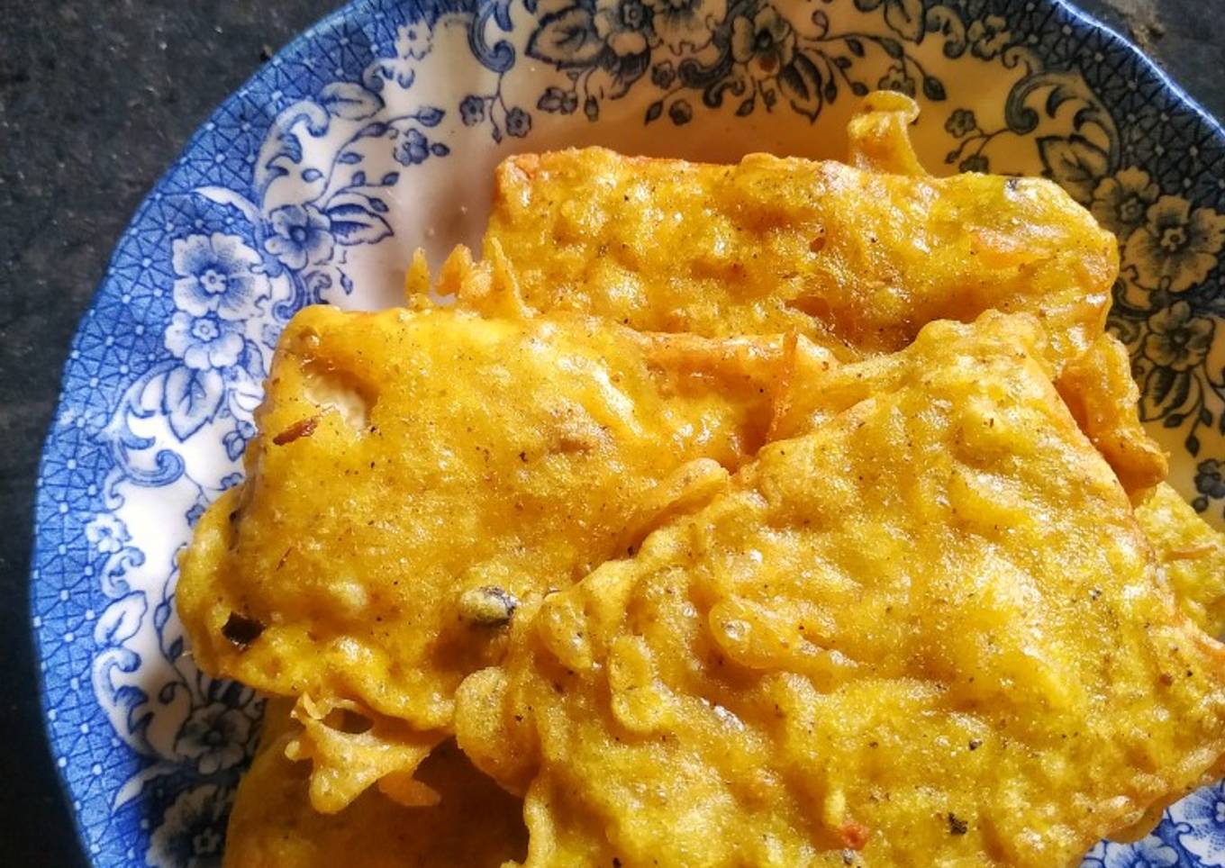 Tempe goreng tepung kuning