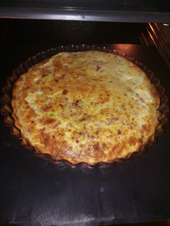 Una foto de Quiche de bacon y Gruyère