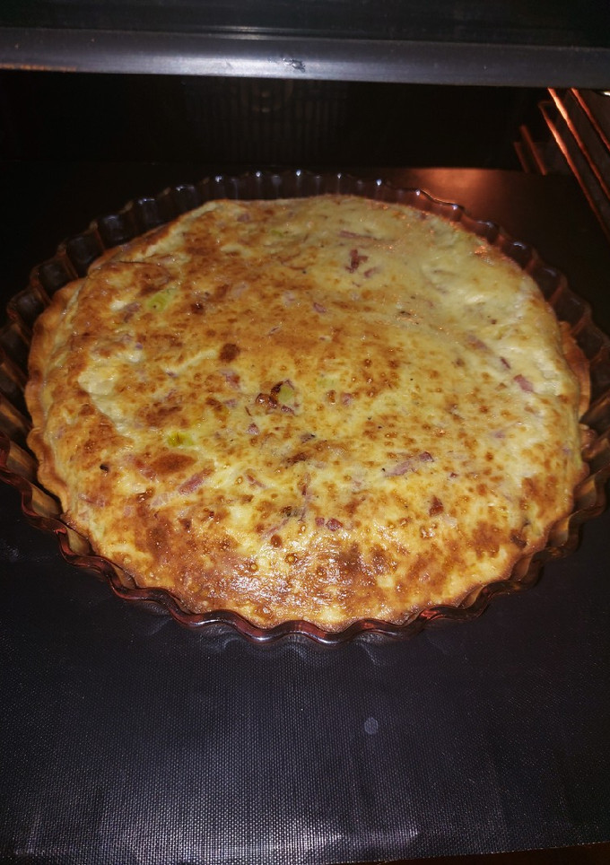 Una foto de Quiche de bacon y Gruyère