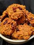 Banana Oat Coffee Cookies