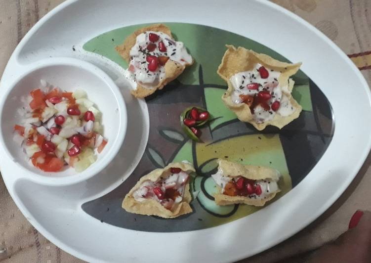 Recipe of Speedy Rice Padad with curd salad