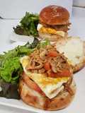 Handmade Pulled Pork Burgers