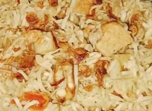Foto resep Mie Goreng Keriting toping telur terigu berbumbu