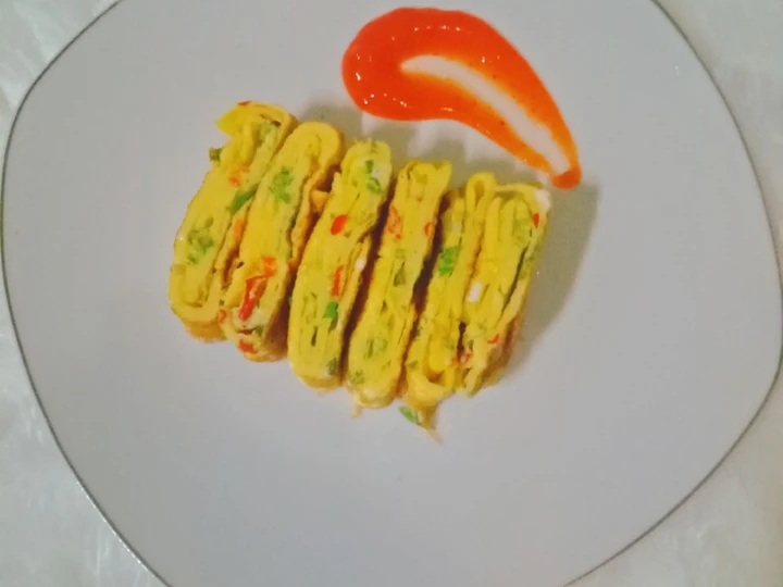 Cara Gampang Membikin Resep Telur dadar gulung ala gyeranmari/tamagoyaki yang Menggugah Selera Anti Ribet, Lezat Sekali