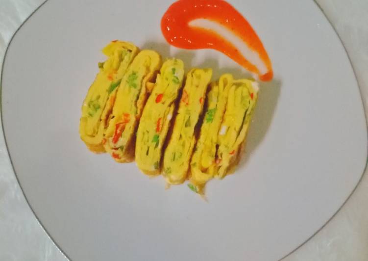 Telur dadar gulung ala gyeranmari/tamagoyaki