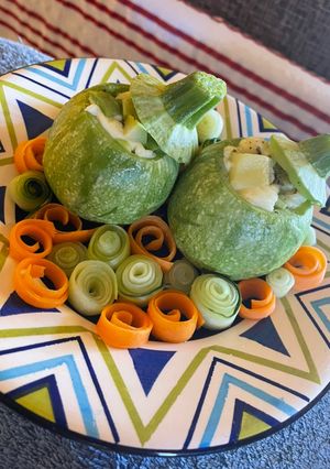 Una foto de Calabacitas con queso