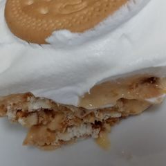 Maria cookie pumpkin Freezer cake A picture of Maria cookie pumpkin Freezer cake.