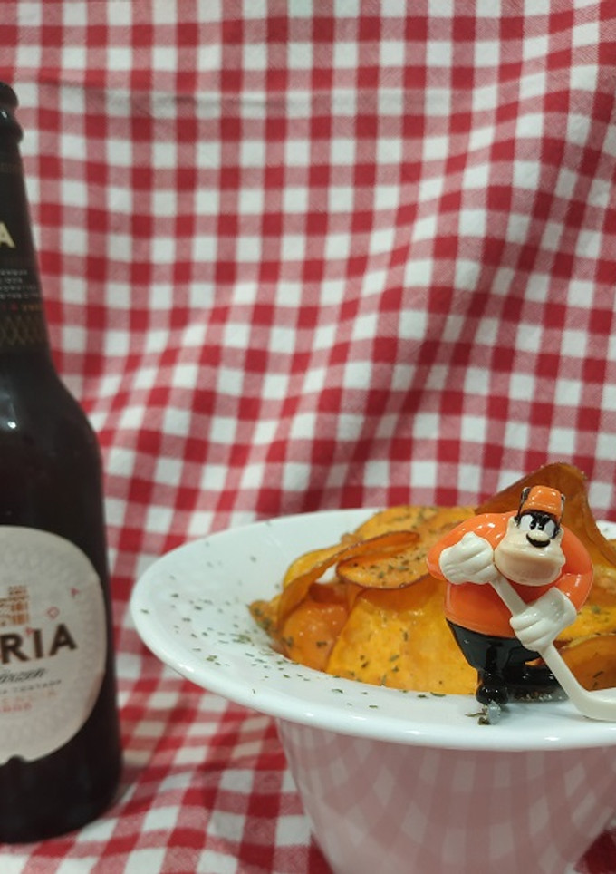 Una foto de Chips de Boniato