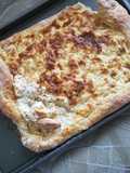 Chicken alfredo bread boat