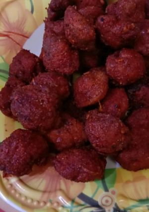 A picture of Fried Soya Chunks.