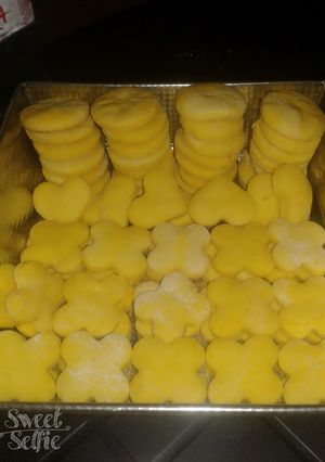 Una foto de Tapitas de alfajores en formas