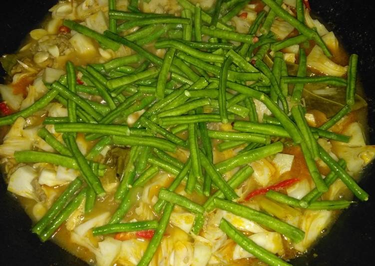 Rahasia Membuat Tumis nangka pasta taoco yang Lezat Sekali