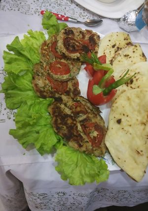 A picture of Chicken chapli kabab.