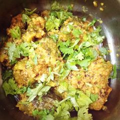 A picture of Bitter melon Sabji (Diabetic food).