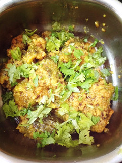 A picture of Bitter melon Sabji (Diabetic food).