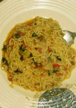 A picture of My pepper indomie.