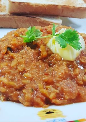 A picture of Pav bhaji.