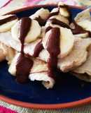 Tortillitas de Avena con Cambur y Chocolate