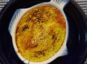 Una foto de soufle de zucchini