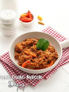 Foto resep Oseng-Oseng Mercon Daging