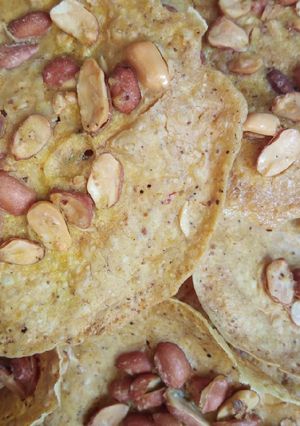 Foto resep Peyek kacang no daun jeruk