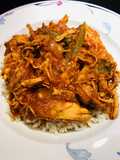 Crockpot Shredded Chicken Paprika