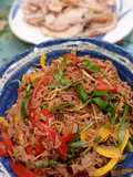 Brown Rice Vermicelli with Soy Sauce