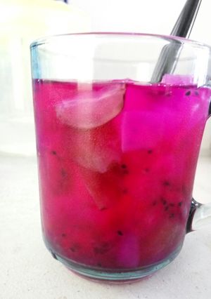 Foto resep Es Buah Naga