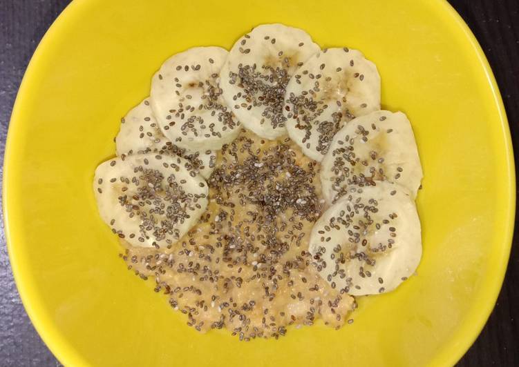 makanan Bubur oatmeal pisang Jadi, Menggugah Selera