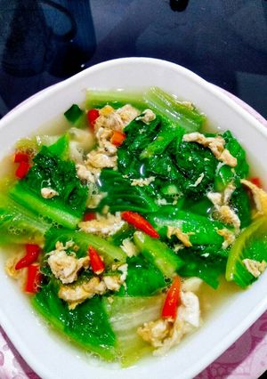 Foto resep Sup letuce telor(pedas)