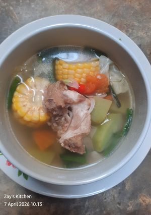 Foto resep Sayur Asem Tulang Sapi Bumbu Iris