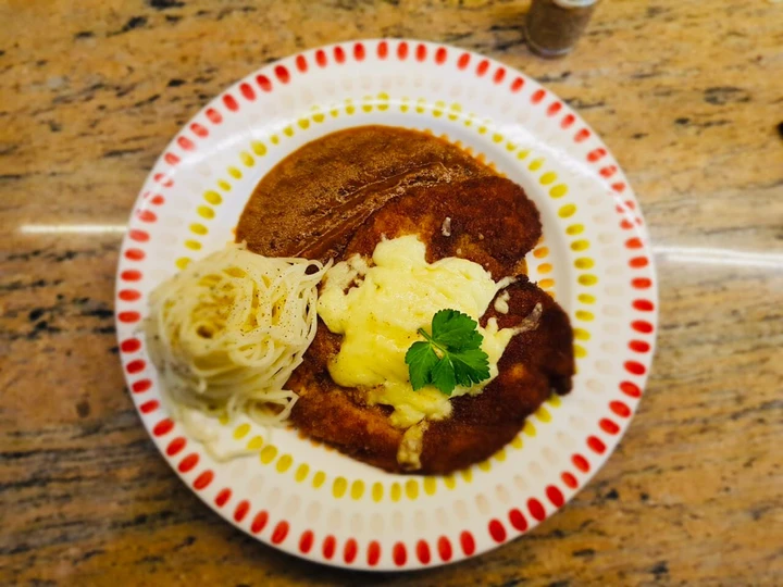 Recipe Chicken Parmesan with Arrabbiata sauce the So Delicious Appealing