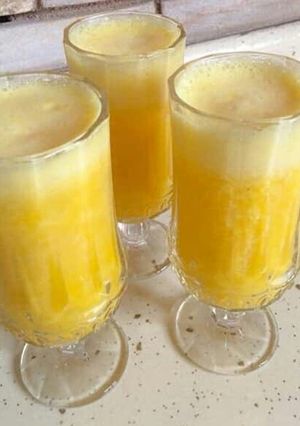 صورة لوصفة عصير الموز مع التانج