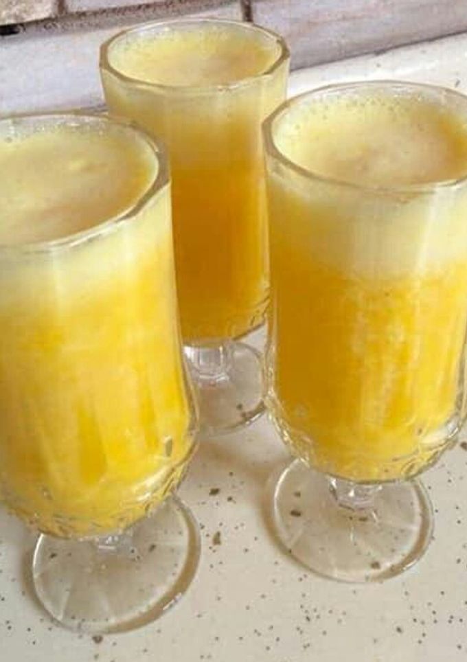 صورة لوصفة عصير الموز مع التانج