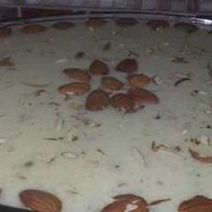 A picture of Badami kheer.