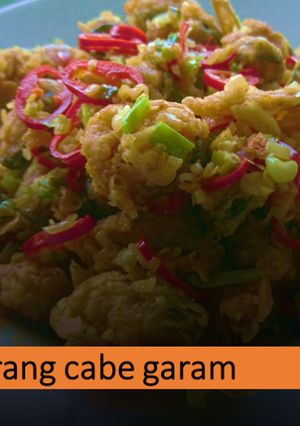 Foto resep Kerang cabe garam (Jualan di belanda)