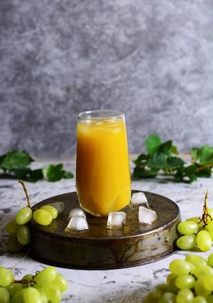 صورة لوصفة عصير العنب الطازج