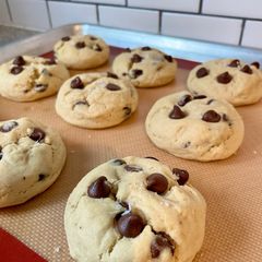 A picture of SOFT BATCH Chocolate Chip Cookies.