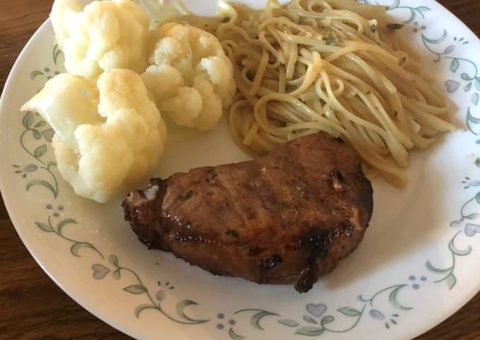 Steps to Prepare Speedy Grilled Pork Chops